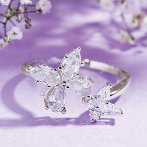Butterfly Ring, 925 Sterling Silver Charmed Aroma 2018